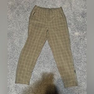 Women’s Navy Checkered Pants